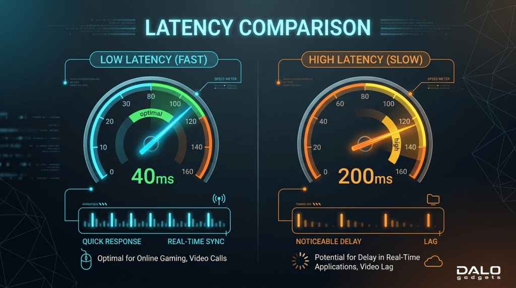 Gaming earbuds latency vs normal earbuds latency milliseconds comparison