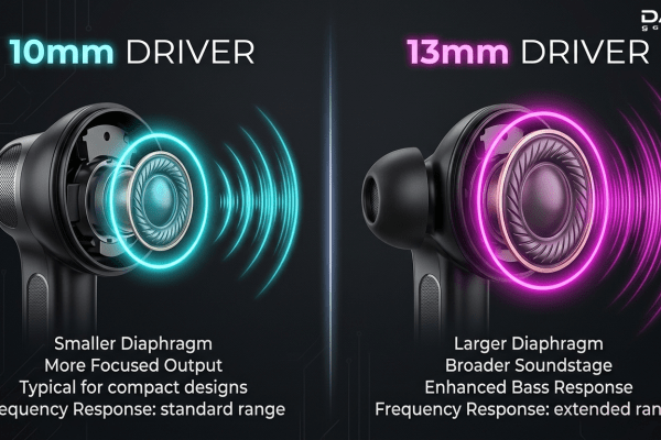 What Do 13mm and 10mm Drivers Mean in Earbuds & Headphones?